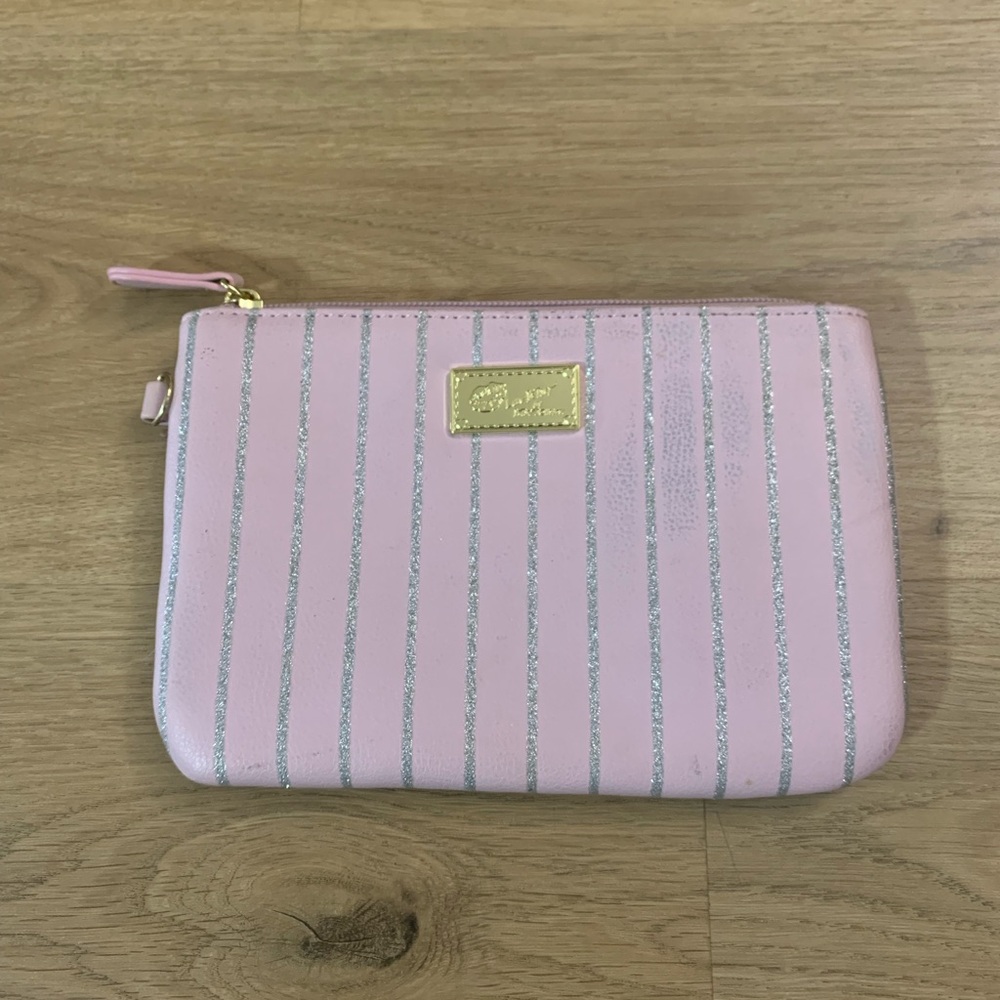 Betsey Johnson 8.5 Inch Zipper Cosmetic Pouch Small Toiletry Bag–Lightweight
